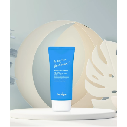 Your Vegan The Rice Bran Sun Cream SPF 50 PA+ 50ml (Expiry: 23/6/27)